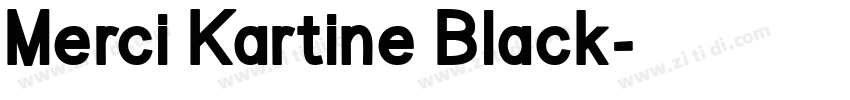 Merci Kartine Black字体转换 Merci Kartine Black字体转换